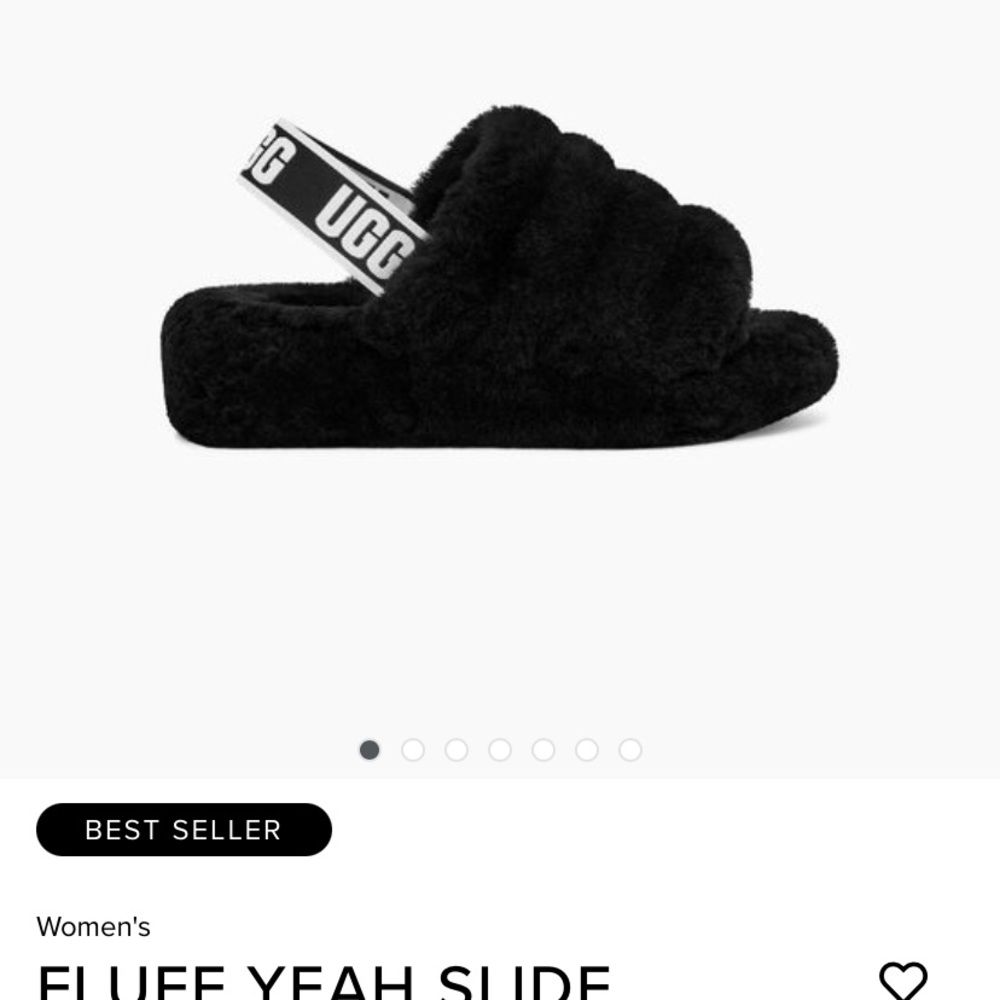 UGG black slippers